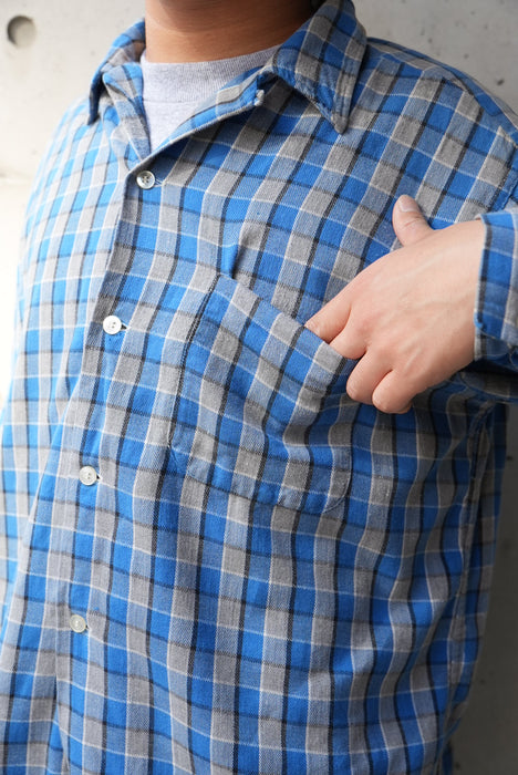 60s Sandy Mac Donalds flannel open collar shirts