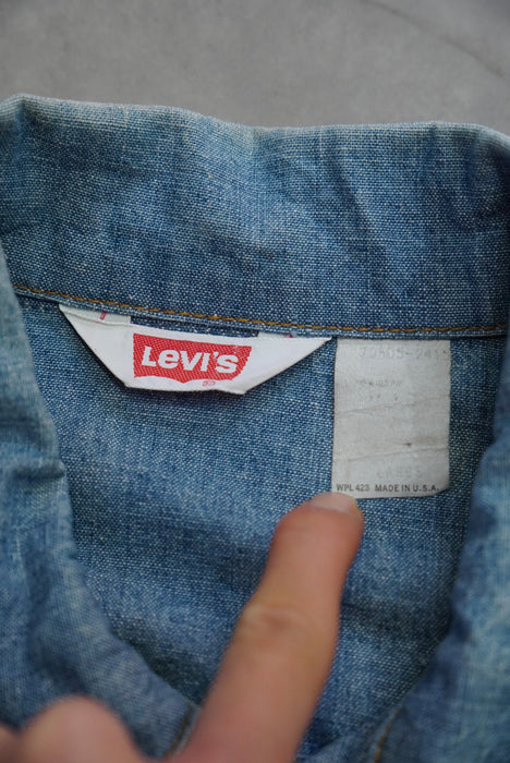 80s Levi's 70505 chambray