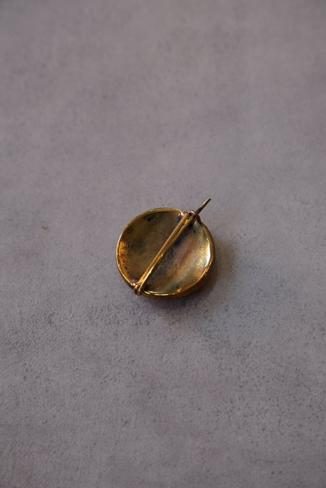 handmade brass pins "gold"
