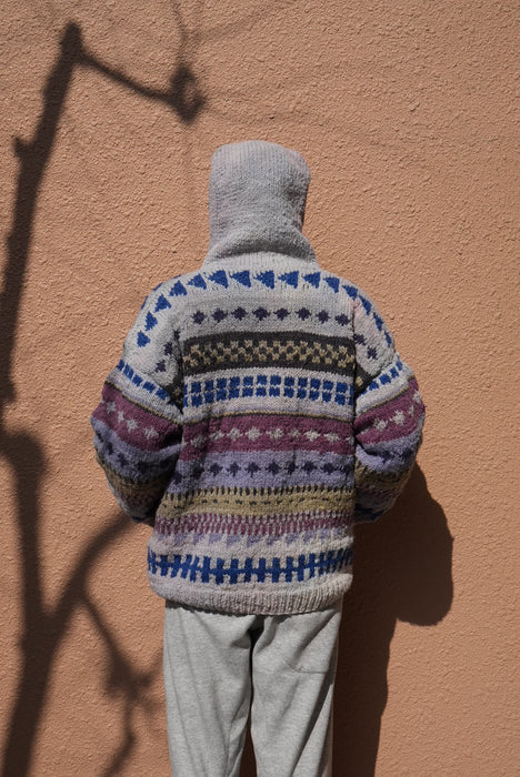 80s Foreign Affair Ecuador knit hoodie