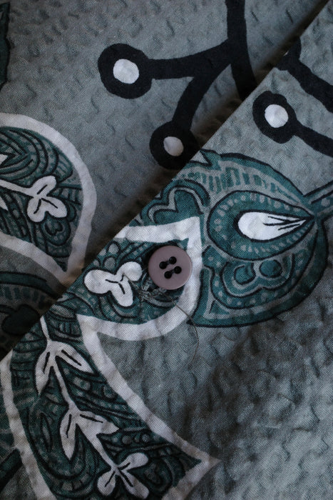 90s STUSSY seersucker aloha