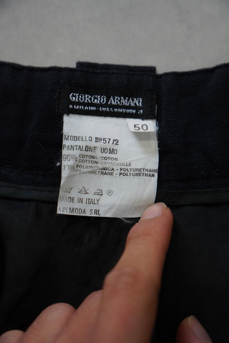 80s GIORGIO ARMANI wide chino