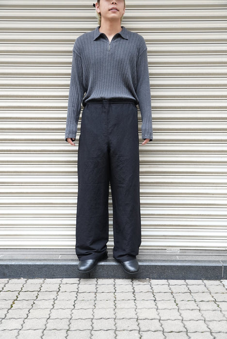 C.M.P.Y 24YR BLACK Linen×Banboo 34inch