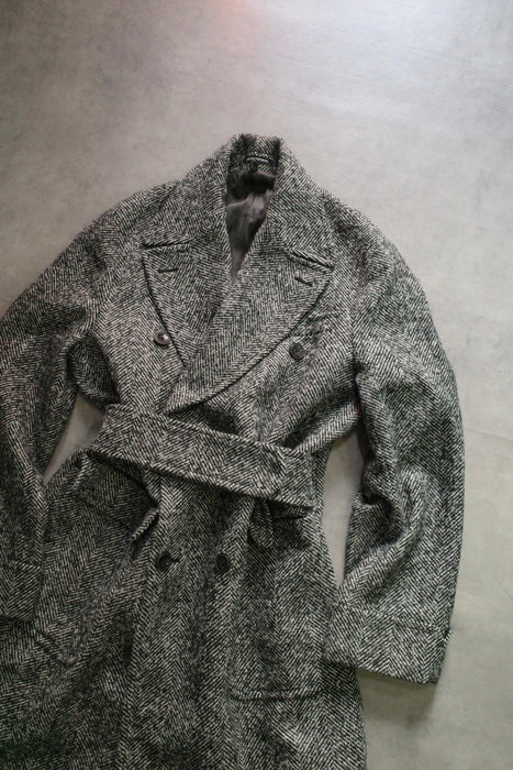 EMPORIO ARMANI virgin wool×alpaca coat