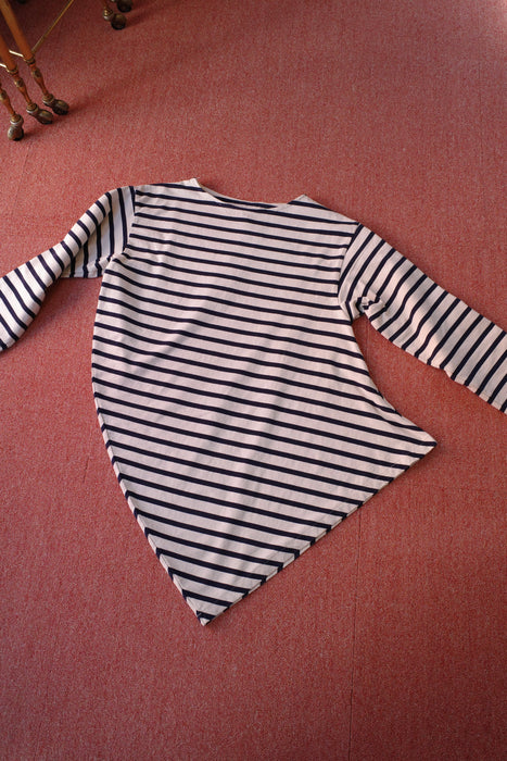 NAM Banana Basque Shirts WHITE/NAVY size1