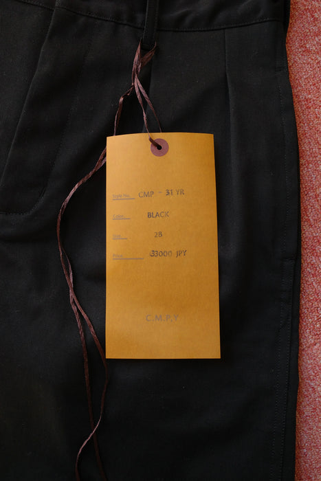C.M.P.Y 31YR Chino pants BLACK 28inch