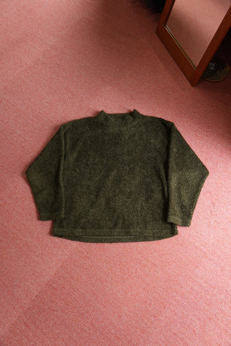 90s EMS mock neck boa fleece