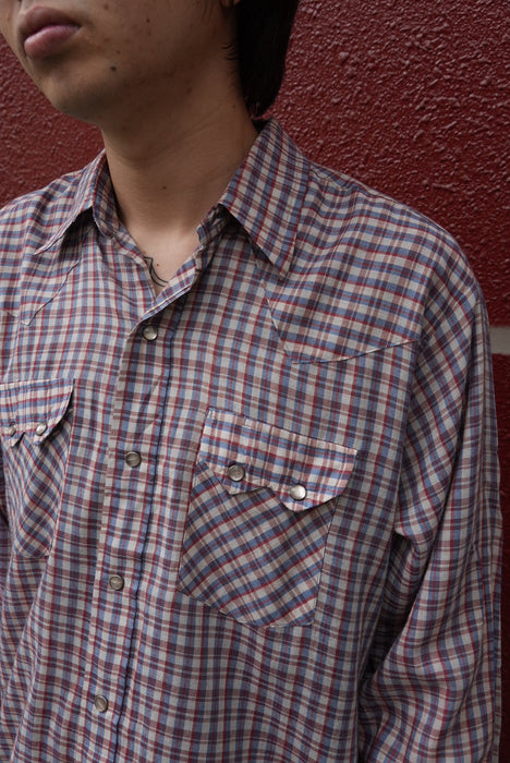 70s DEE CEE BRAND gauze western shirt
