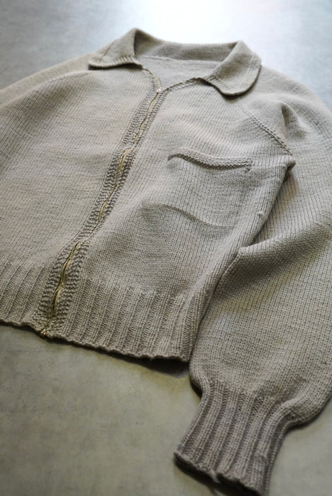 50s zip sweater