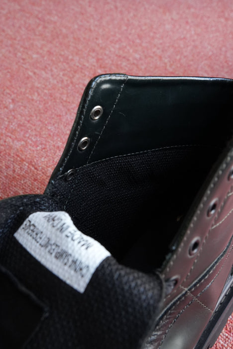 VANS glass leather SK8-HI "commando sole"