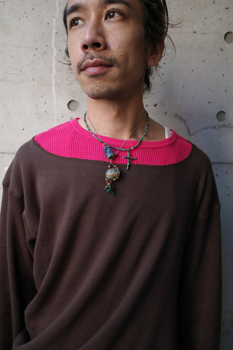 NAM Banana Ensemble Tee Brown/Pink size1