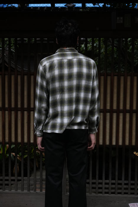 60s Sears printed flannel shirt