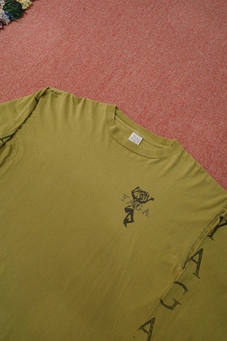 90s YAGA print long sleeve tee