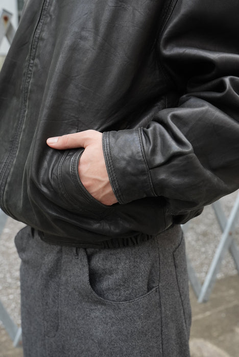 90s TOMMY HILIGER leather jacket