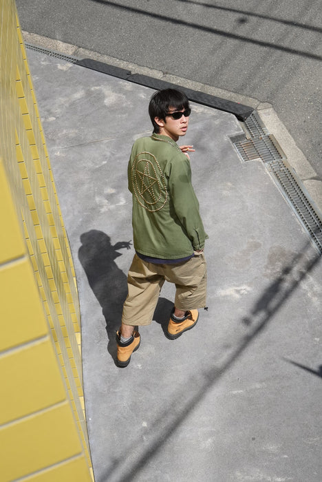 80s U.S.ARMY studs custom shirt jacket