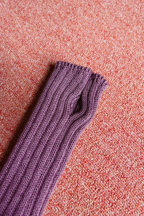 LEUCTFEUR GLOVES FINGERLESS OLD ROSE