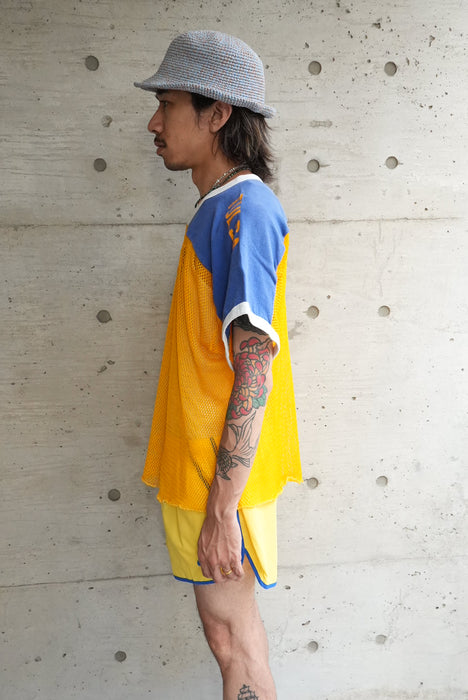70s RUSSELL mesh football tee