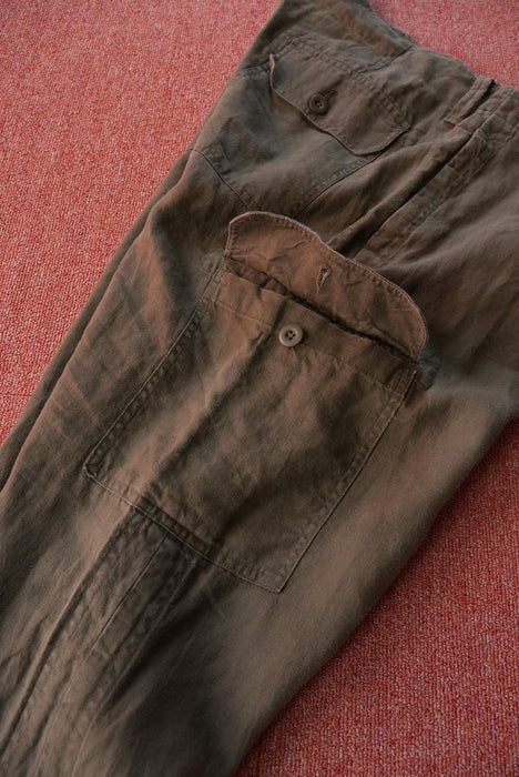00s BANANA REPUBLIC linen cargo pants