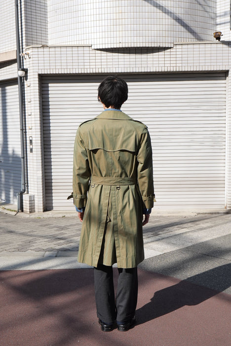 80s Burberrys’ 玉虫 trench coat