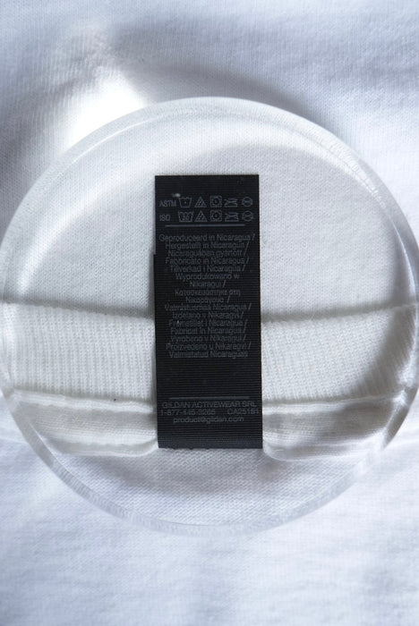 は地元で買いましょう Tee 白