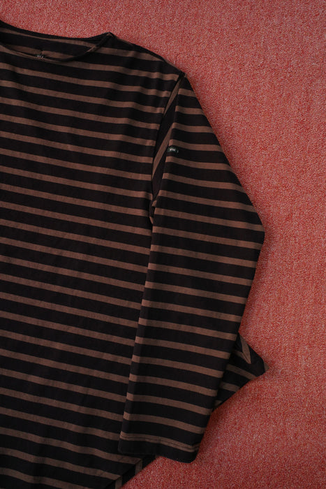 NAM Banana Basque Shirts BLACK/BROWN size1