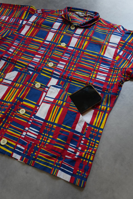 6.70s Brentwood Sportswear check roundcollar shirts