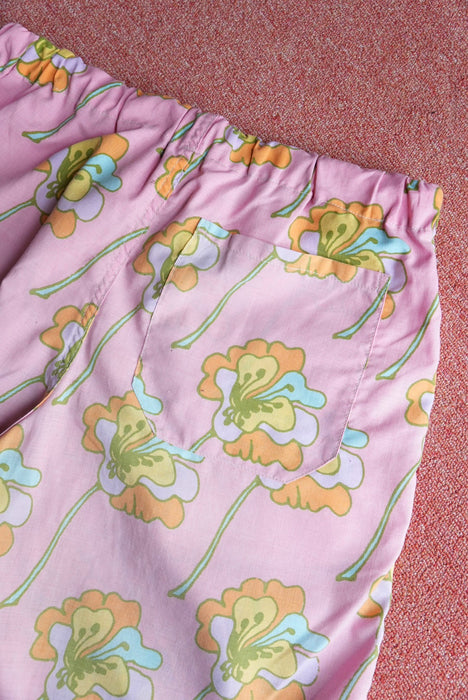 70s PeterMax fabric easy shorts