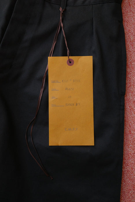 C.M.P.Y 31YR Chino pants BLACK  34inch