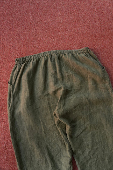 90s FLAX easy linen pants