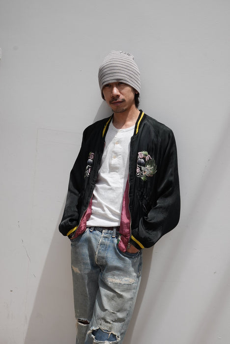 50s satin souvenir jacket