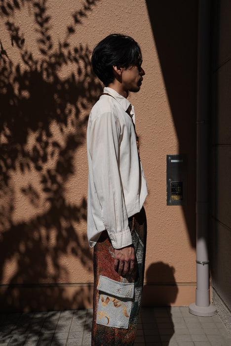 60s sheer stripe dress shirts