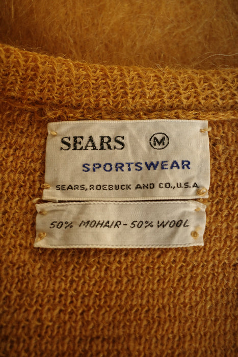 60s SEARS mohair v-neck sweater