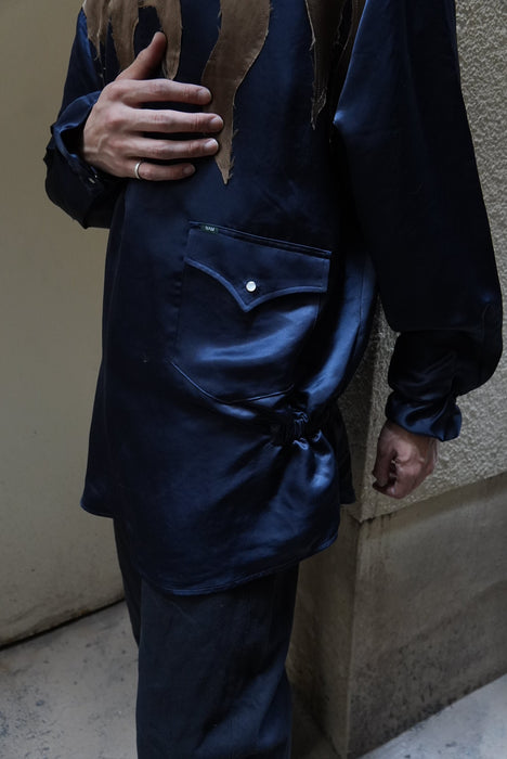 NAM Bellows Skipper Shirts-fire Midnight