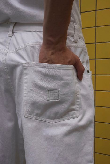 90s POLO SPORTSMAN white denim