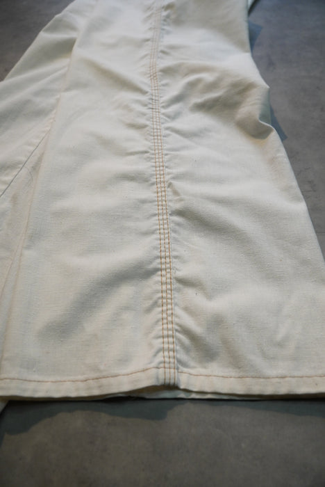 70s Levi's ACTION SLACKS white chambray pants