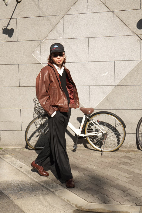 NAM HORN SLACKS BLK ST size2