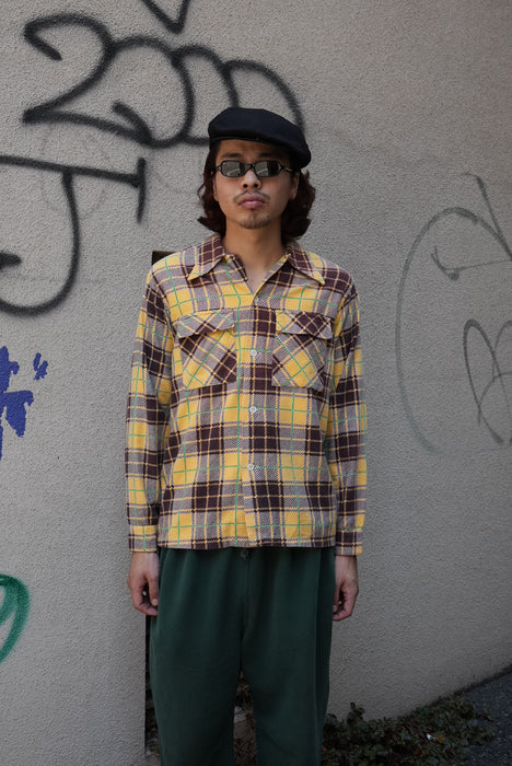 4.50s SEDGWICK print flannel shirt