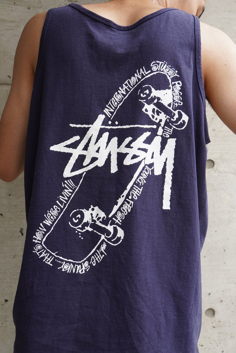 00s STUSSY skateboard tanktop