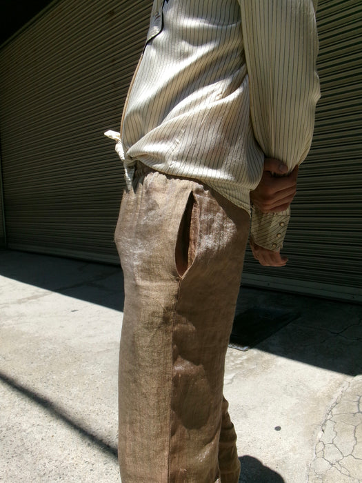 80s MOON LIGHT silky glitter easy pants