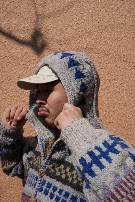 80s Foreign Affair Ecuador knit hoodie