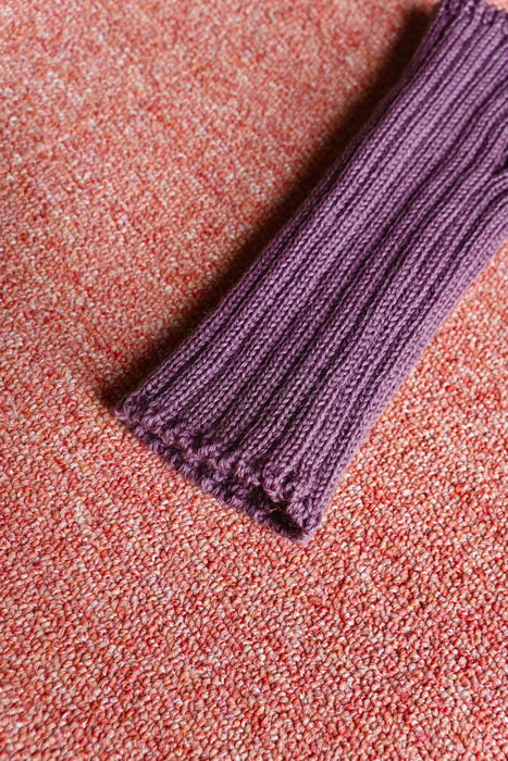 LEUCTFEUR GLOVES FINGERLESS OLD ROSE