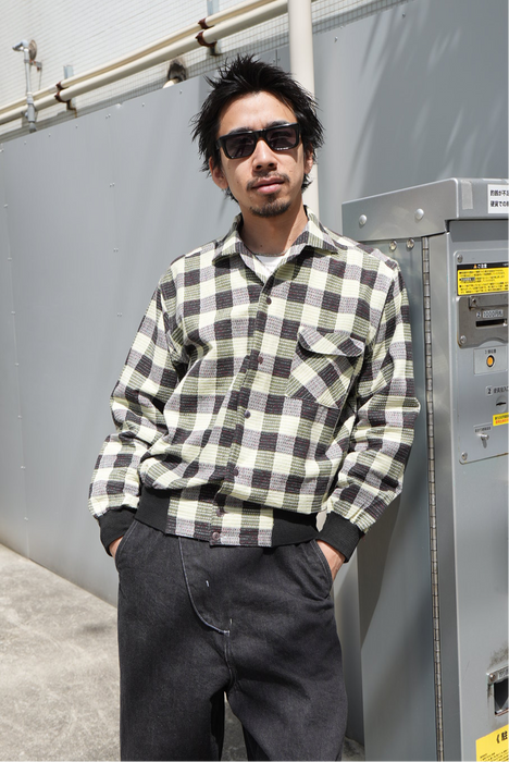 60s flannel shirt jacket