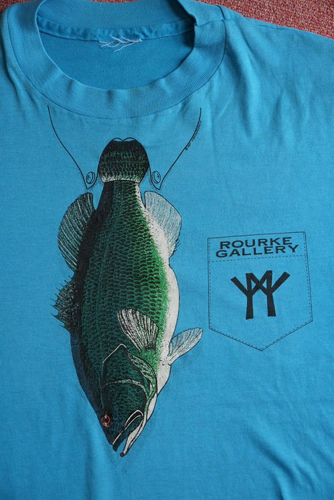 90s bass necktie tee
