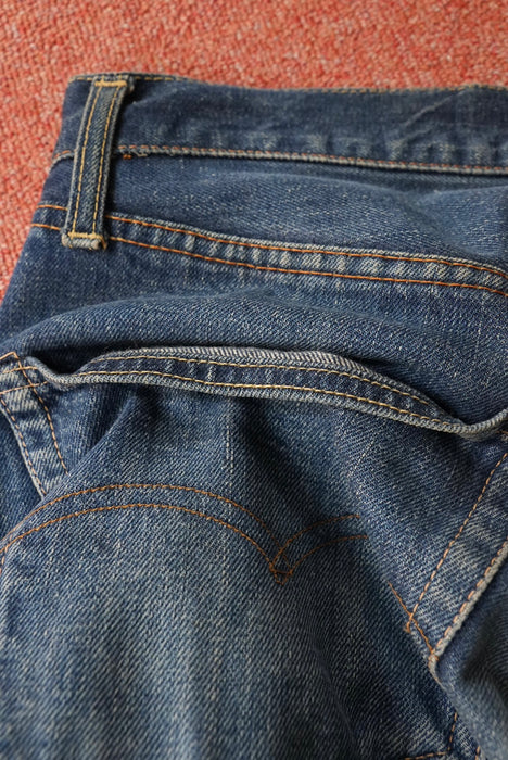 60s Hand Made by Denim Evalution leather 501 "E"