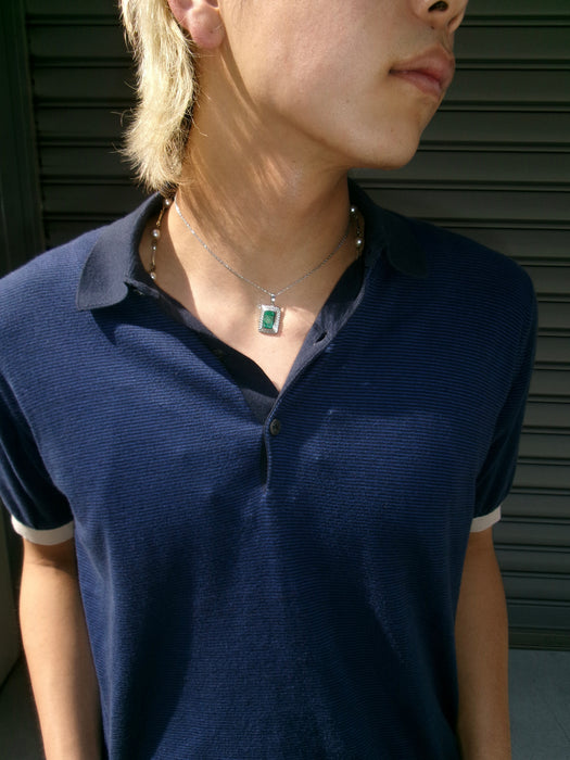 00s JONN SMEDLEY sea island cotton polo shirt