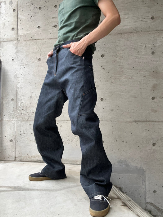 HAPPYEND drape painter denim