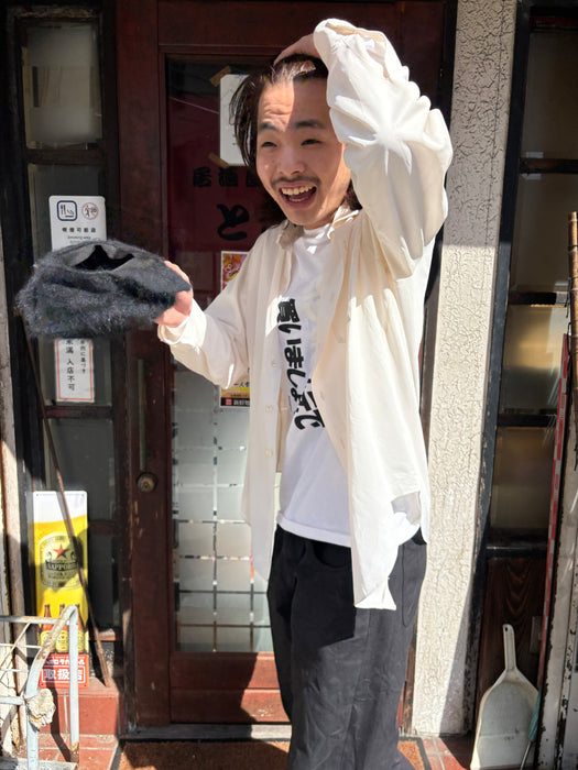 は地元で買いましょう Tee 白