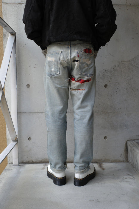 70s Levi's 501 U.K custom denim