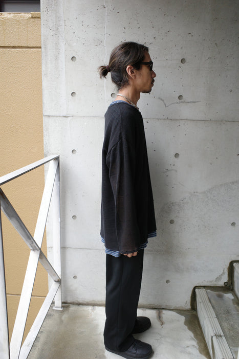 HAPPYEND mesh tee black
