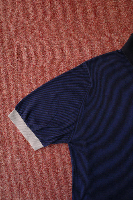 00s JONN SMEDLEY sea island cotton polo shirt